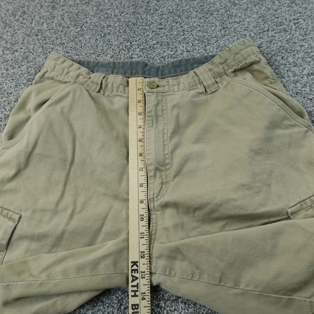Wrangler Shorts Mens 34 Beige Brown Cargo Utility Outdoor Hiking Military‎ Work